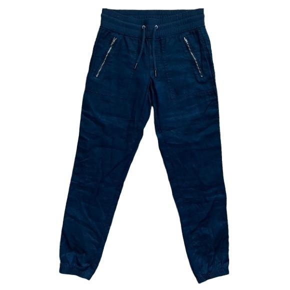Athleta Cabo Linen Joggers Navy Size 0 - Picture 9 of 11